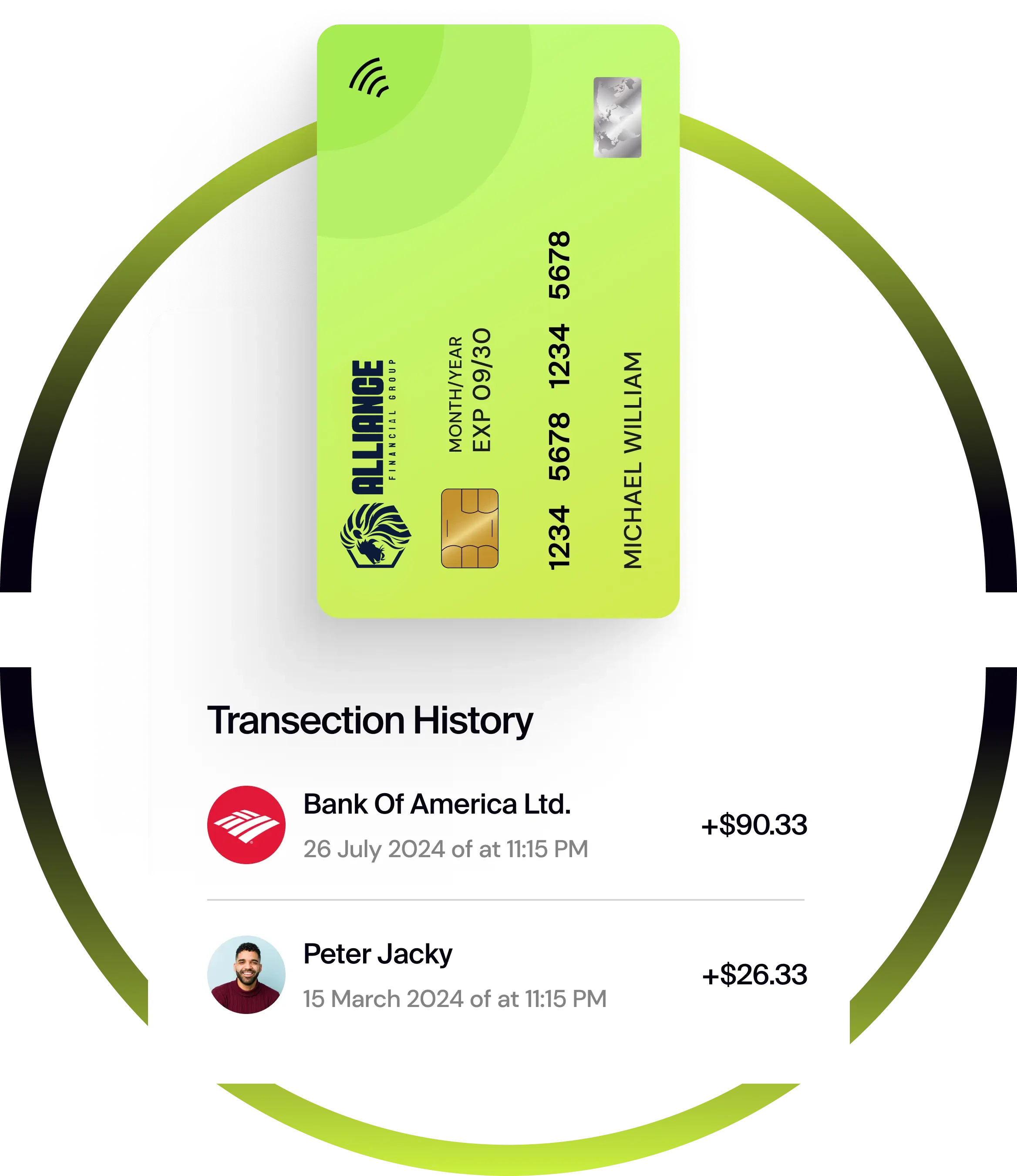 Transactions Card image